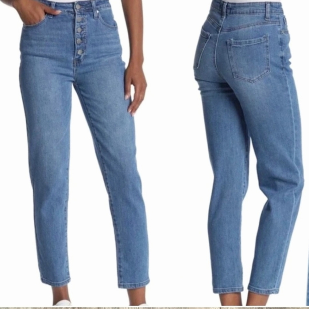 Abound Button Fly High Rise Jeans 30 Waist